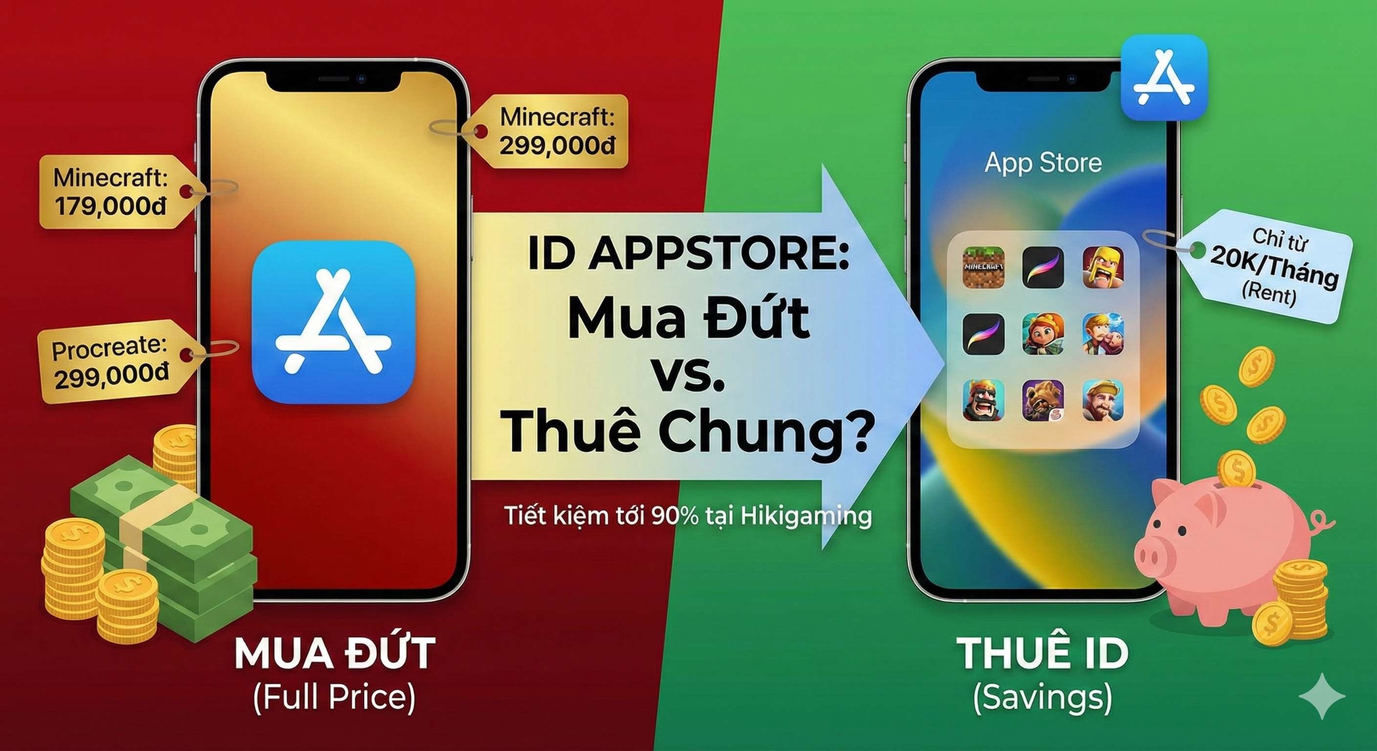 Nên Mua đứt hay Thuê ID Appstore? Bài toán kinh tế giúp bạn tiết kiệm hàng triệu đồng
