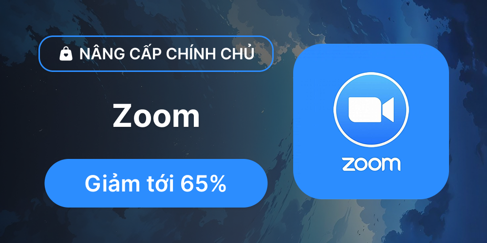 Zoom Pro - Nâng cấp chính chủ