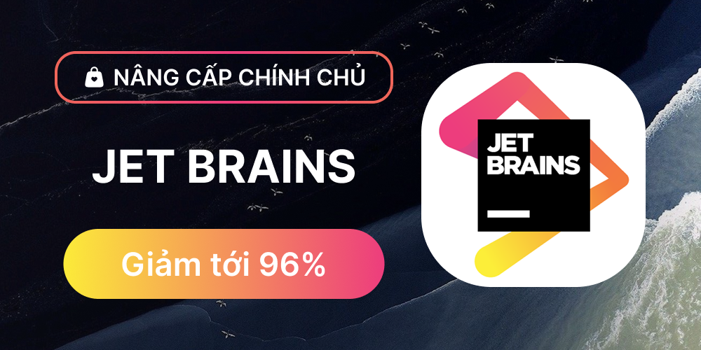 JetBrains All Products Pack 1 năm - Tài khoản ứng dụng lập trình